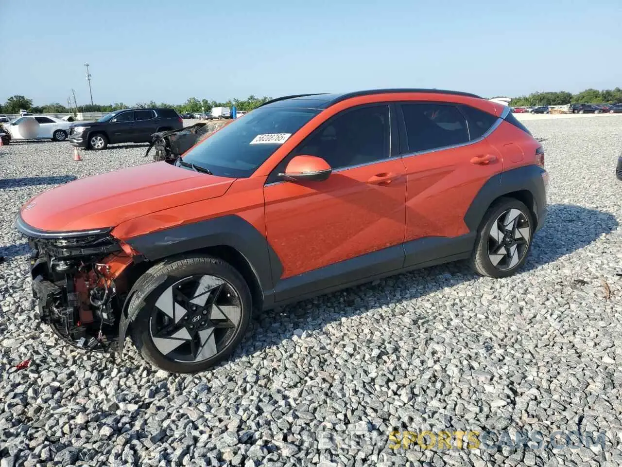 1 Photograph of a damaged car KM8HE3A3XRU081704 HYUNDAI KONA 2024