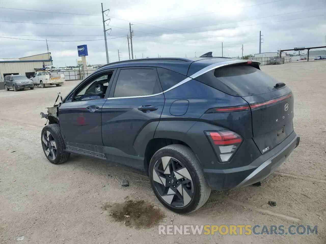 2 Photograph of a damaged car KM8HECA30RU055421 HYUNDAI KONA 2024