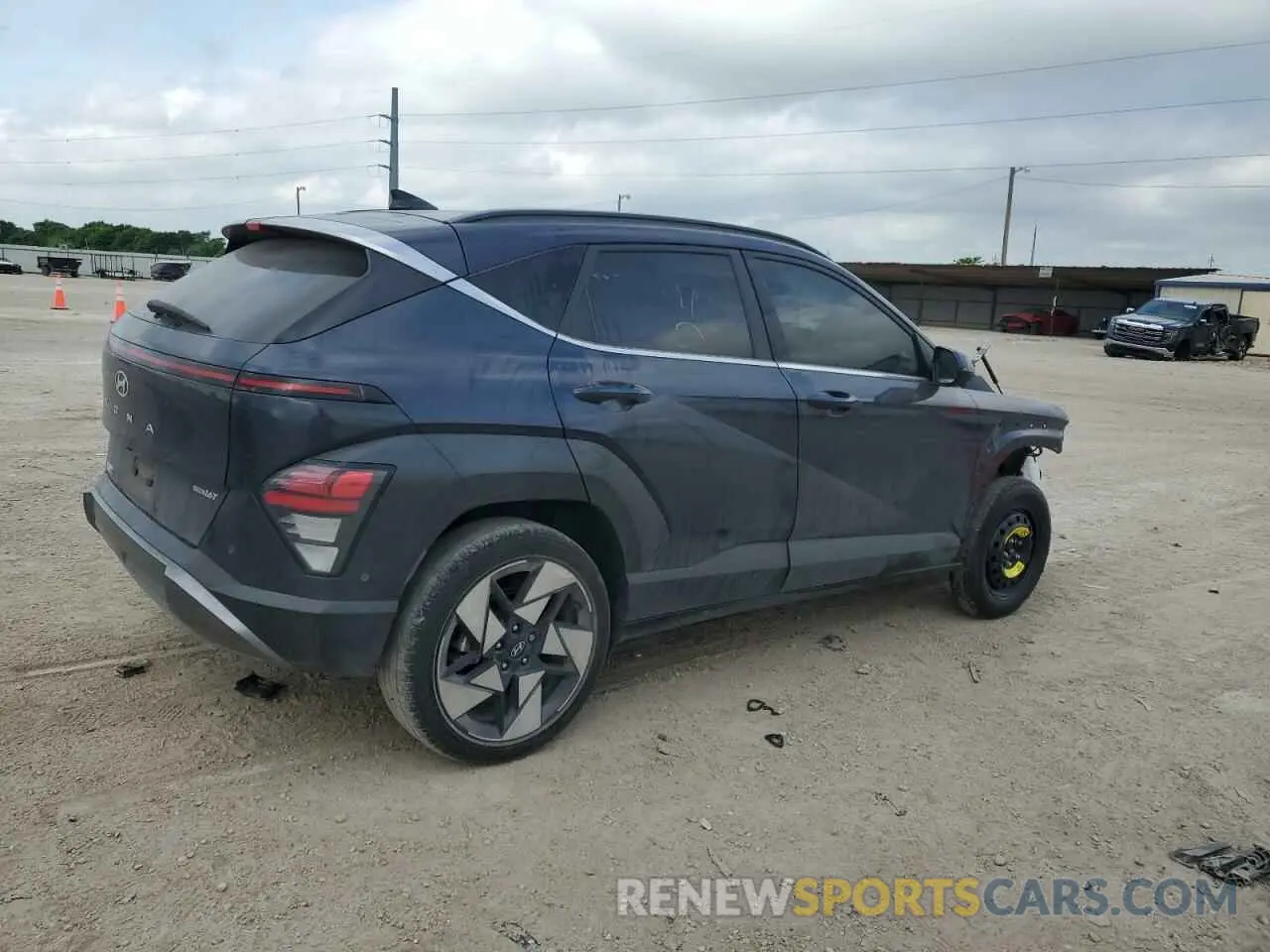 3 Photograph of a damaged car KM8HECA30RU055421 HYUNDAI KONA 2024