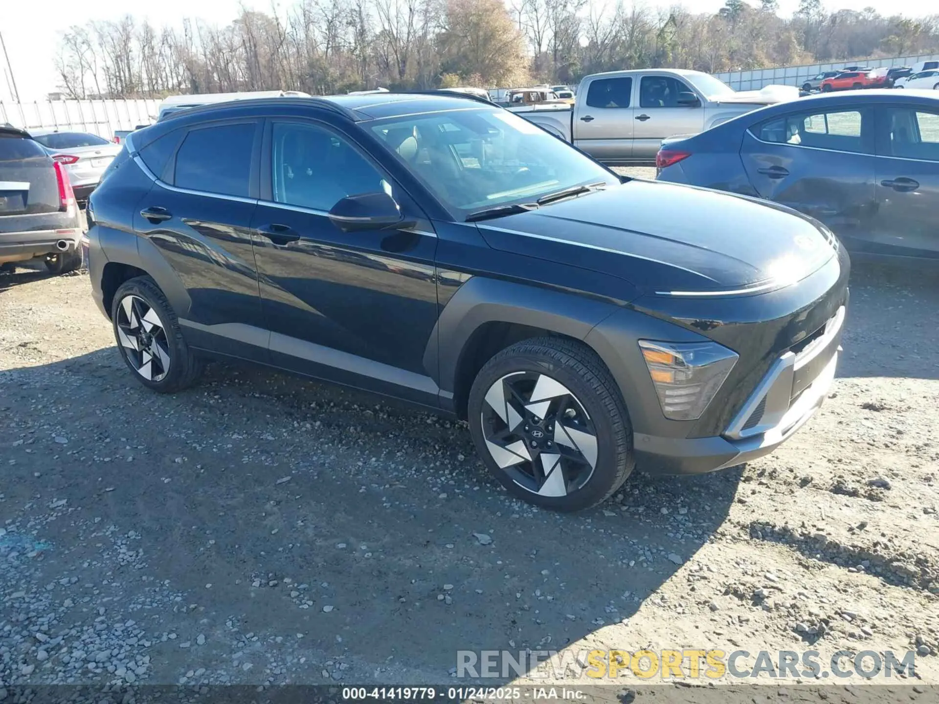 1 Photograph of a damaged car KM8HECA30RU121000 HYUNDAI KONA 2024