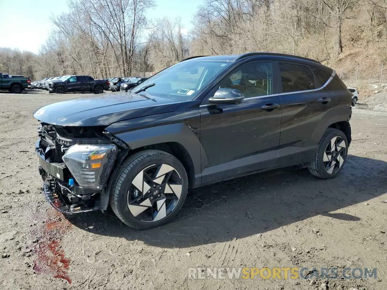 1 Photograph of a damaged car KM8HECA31RU115237 HYUNDAI KONA 2024