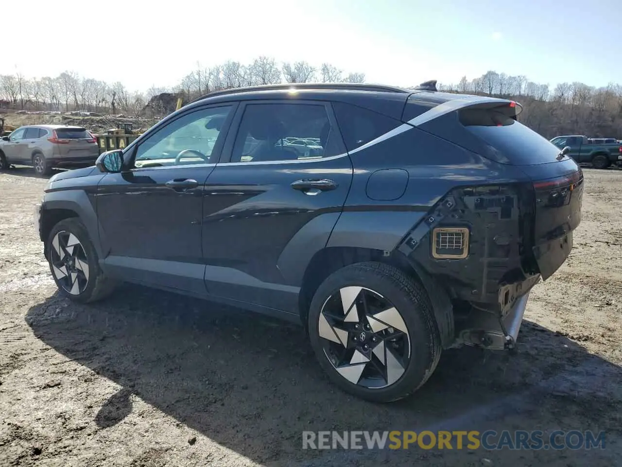 2 Photograph of a damaged car KM8HECA31RU115237 HYUNDAI KONA 2024