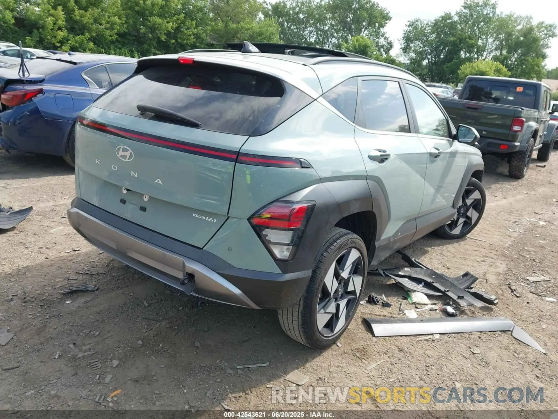 4 Photograph of a damaged car KM8HECA32RU042640 HYUNDAI KONA 2024