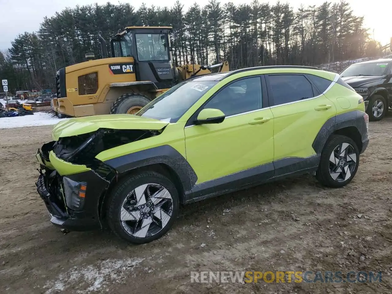 1 Photograph of a damaged car KM8HECA32RU057753 HYUNDAI KONA 2024