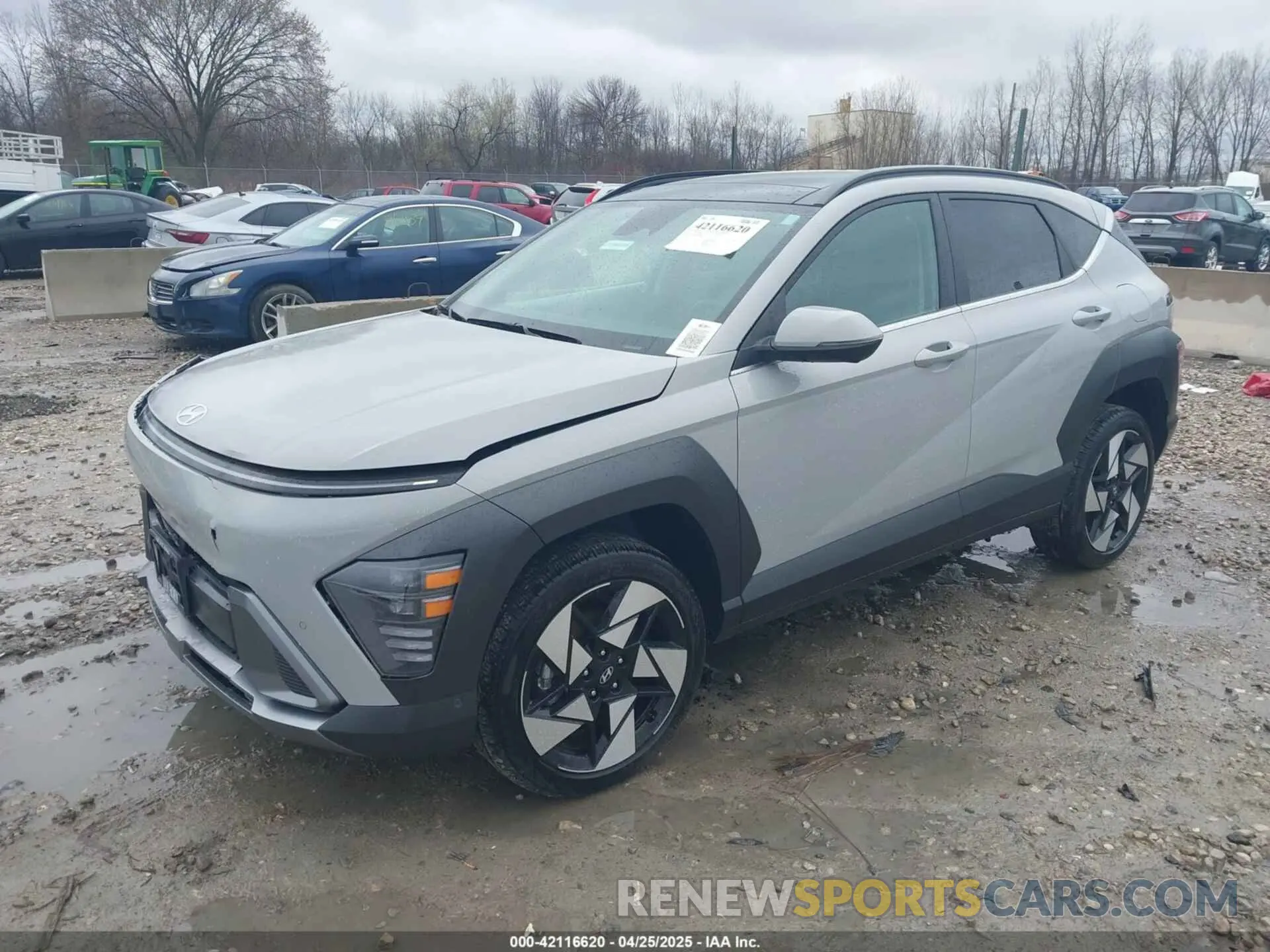 2 Photograph of a damaged car KM8HECA33RU040170 HYUNDAI KONA 2024