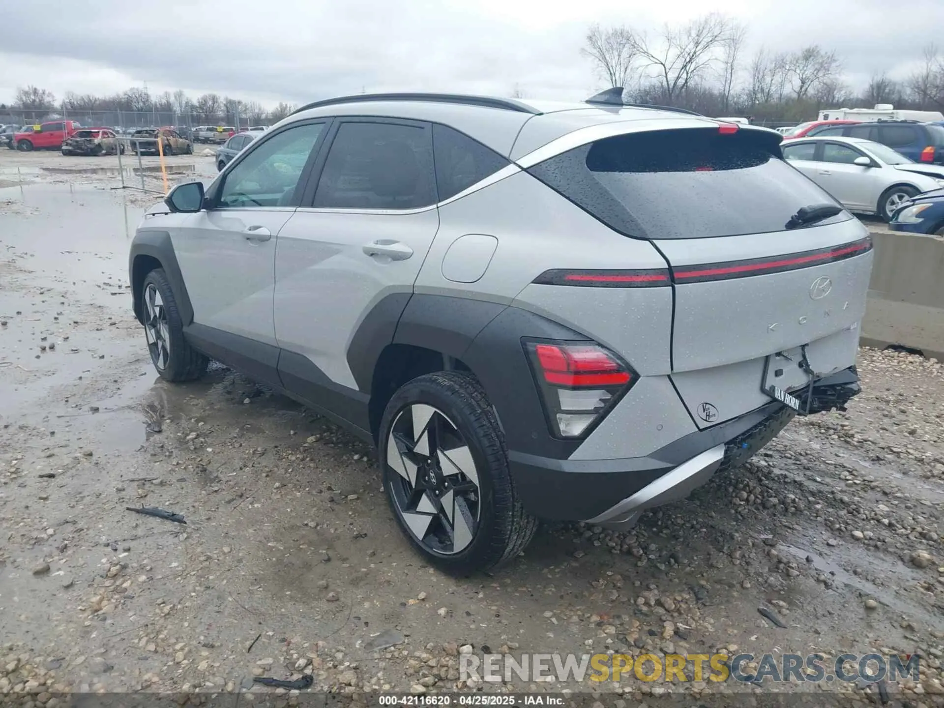 3 Photograph of a damaged car KM8HECA33RU040170 HYUNDAI KONA 2024