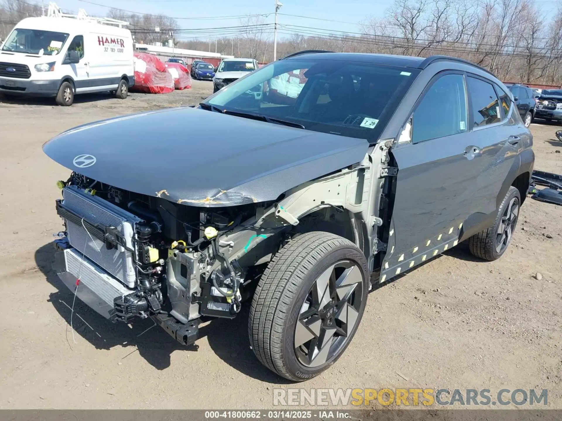 6 Photograph of a damaged car KM8HECA33RU166240 HYUNDAI KONA 2024