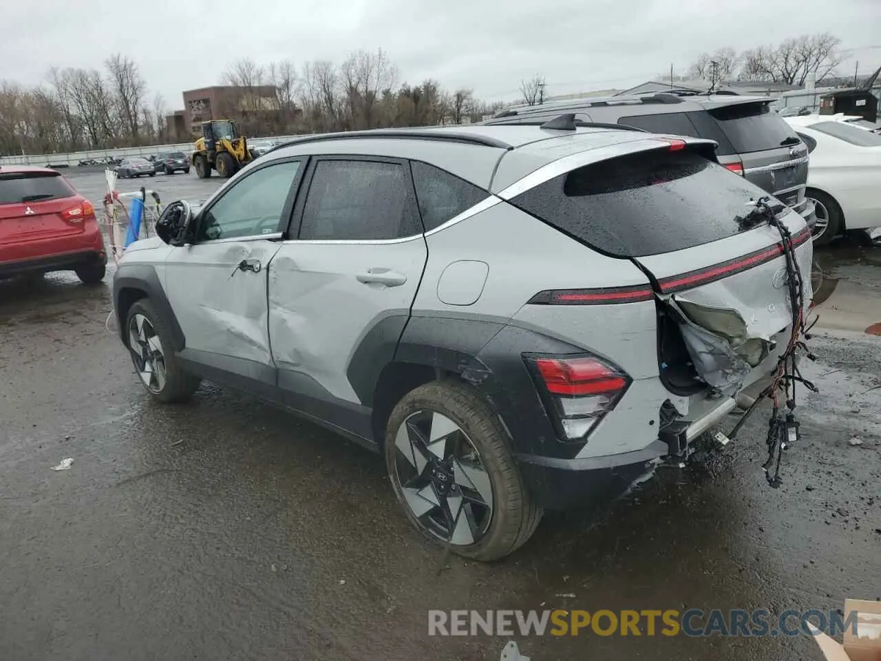 2 Photograph of a damaged car KM8HECA37RU050734 HYUNDAI KONA 2024