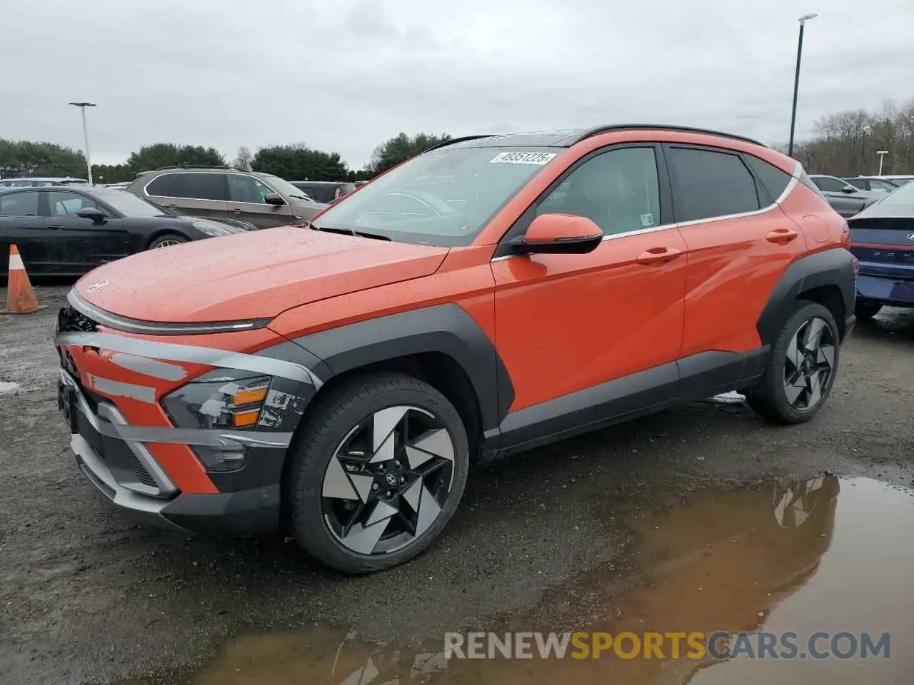 1 Photograph of a damaged car KM8HECA37RU081921 HYUNDAI KONA 2024