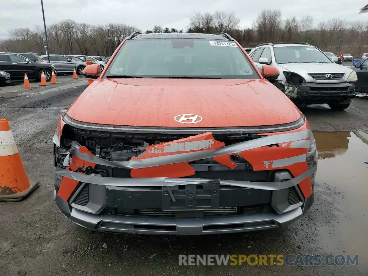 5 Photograph of a damaged car KM8HECA37RU081921 HYUNDAI KONA 2024