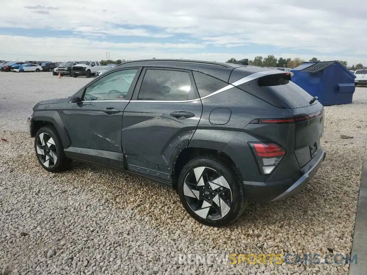 2 Photograph of a damaged car KM8HECA39RU024491 HYUNDAI KONA 2024