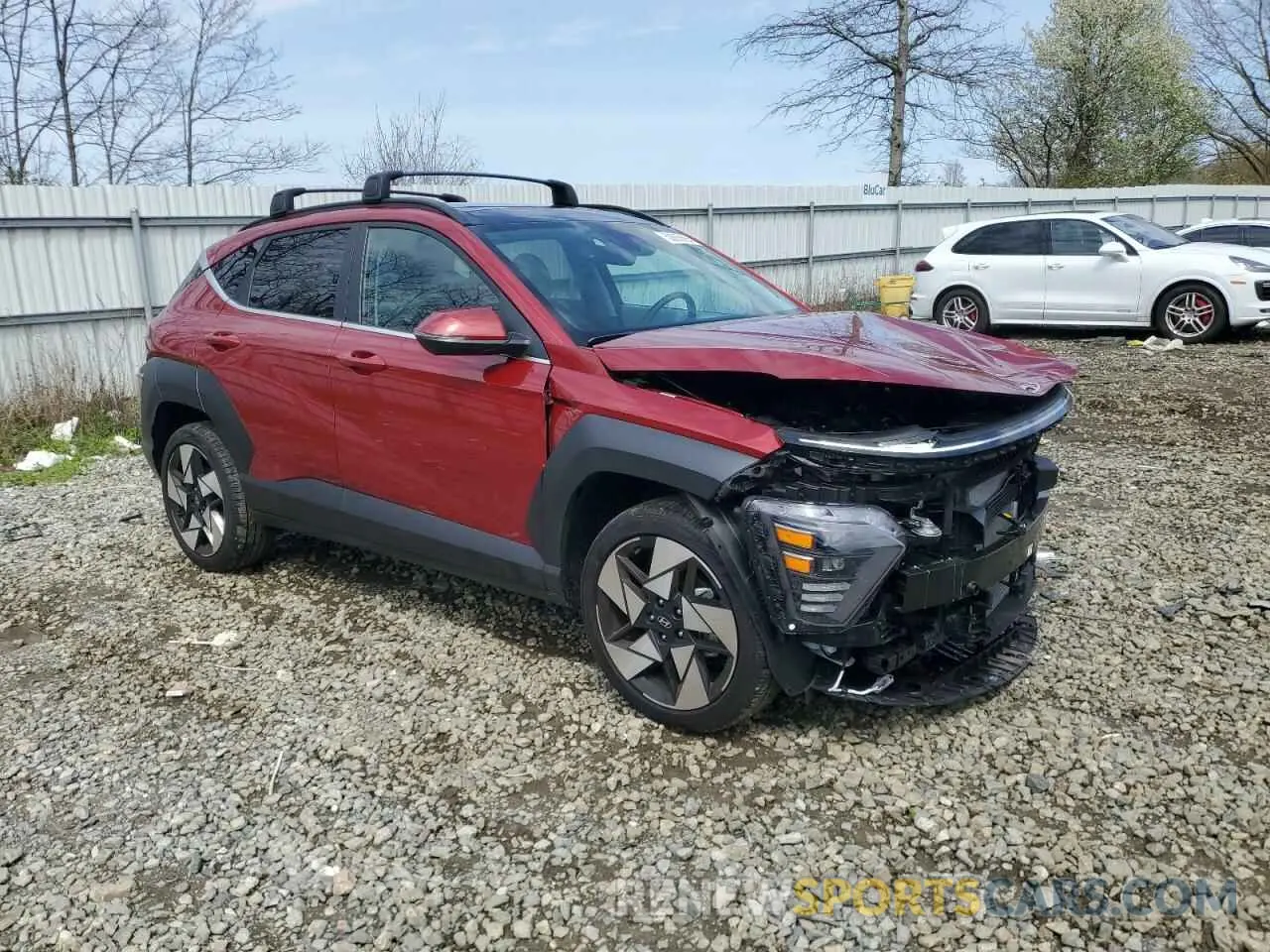 4 Photograph of a damaged car KM8HECA39RU156750 HYUNDAI KONA 2024