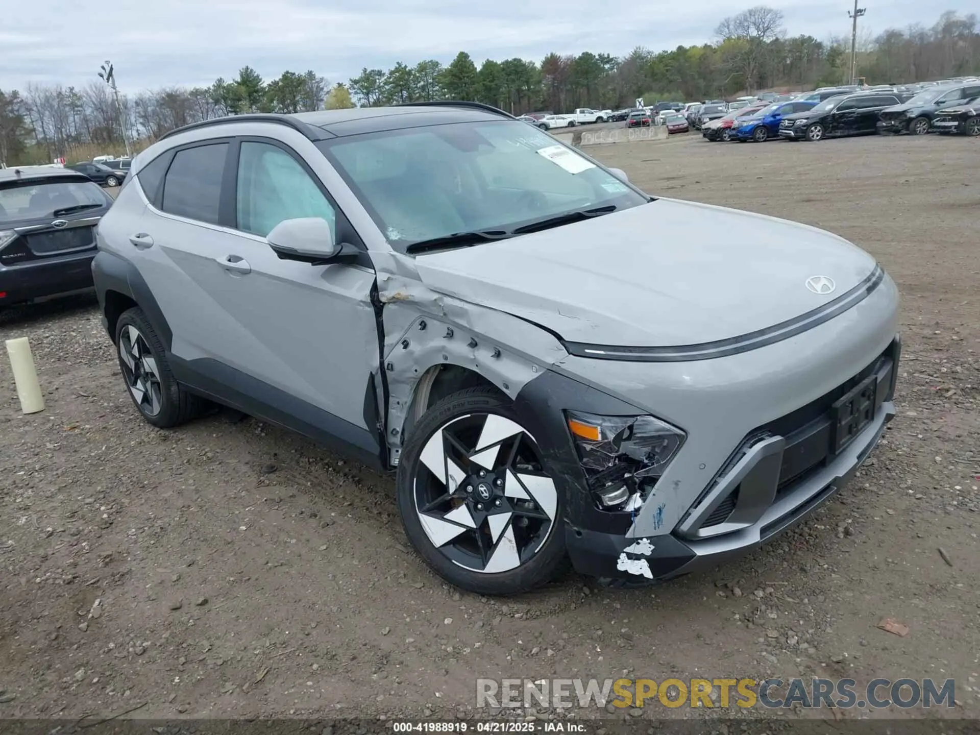 1 Photograph of a damaged car KM8HECA3XRU088572 HYUNDAI KONA 2024