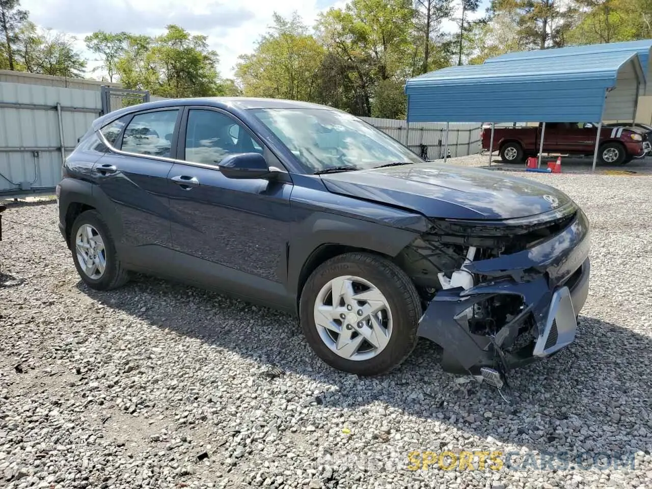 4 Photograph of a damaged car KM8HA3AB0SU236432 HYUNDAI KONA 2025
