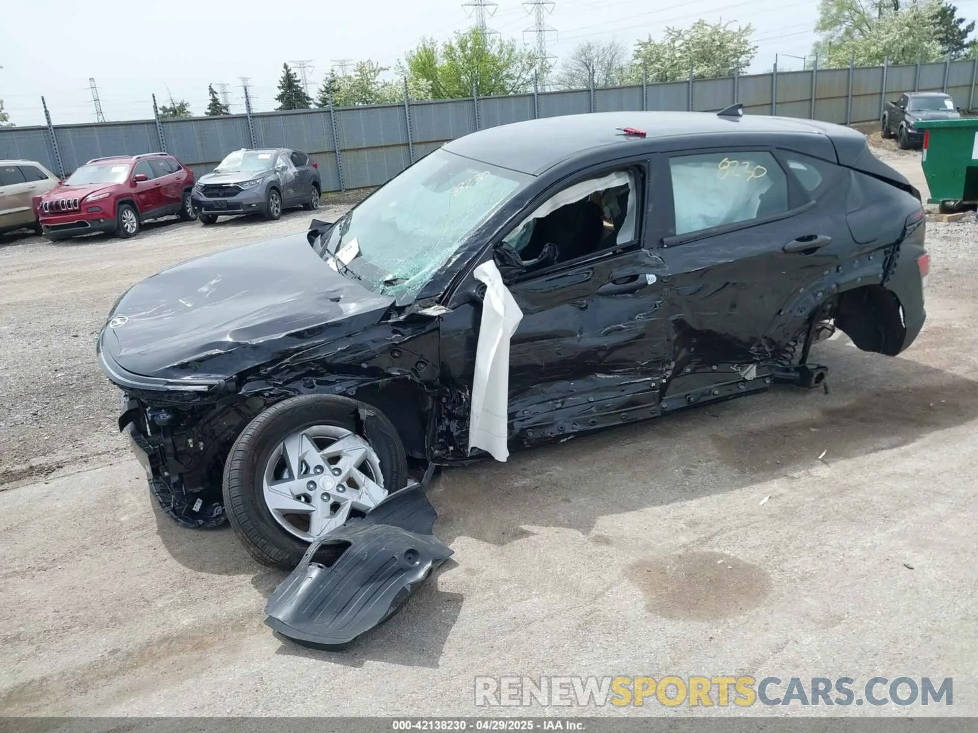 2 Photograph of a damaged car KM8HA3AB0SU265154 HYUNDAI KONA 2025