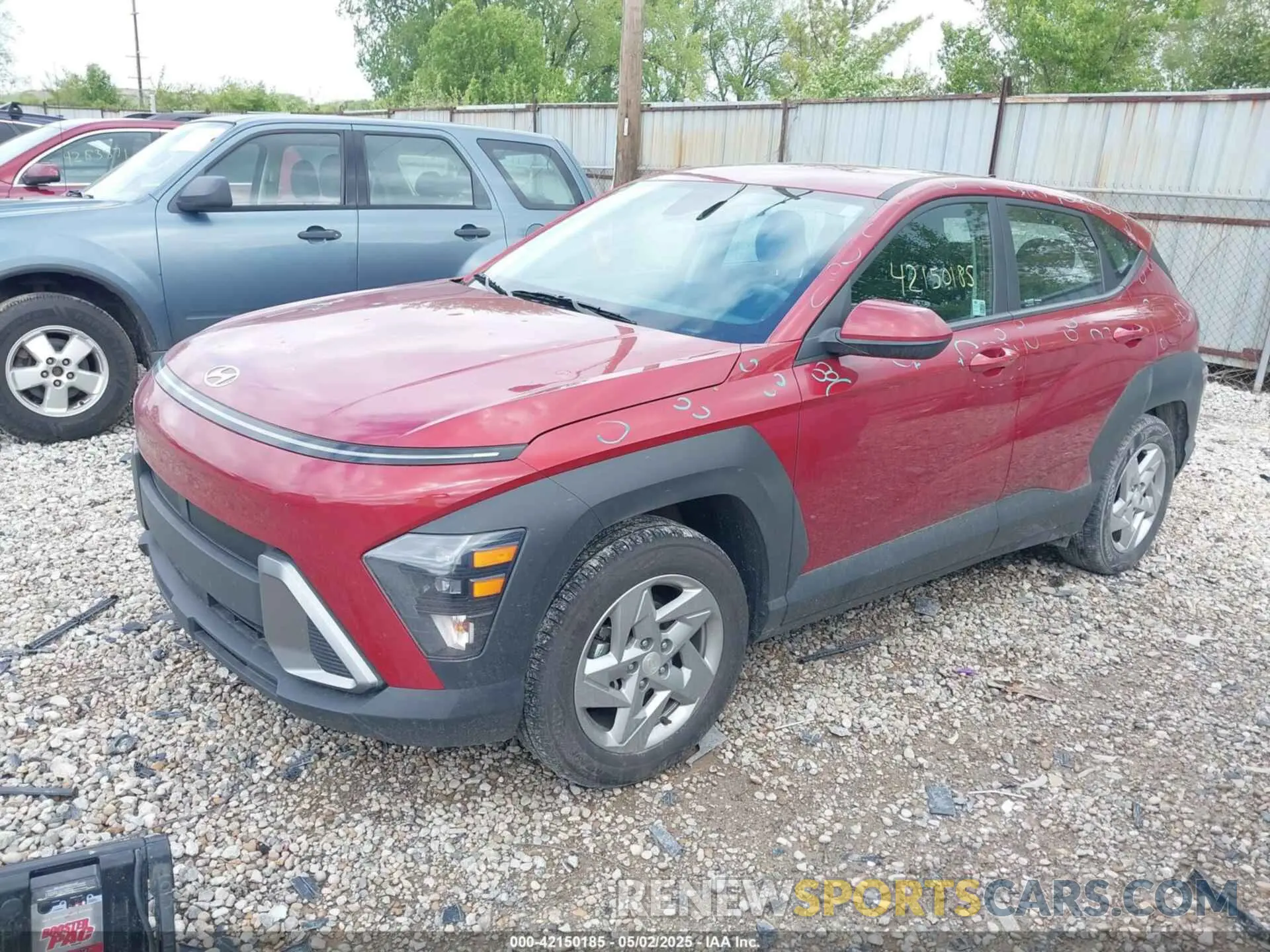 2 Photograph of a damaged car KM8HA3AB5SU186210 HYUNDAI KONA 2025