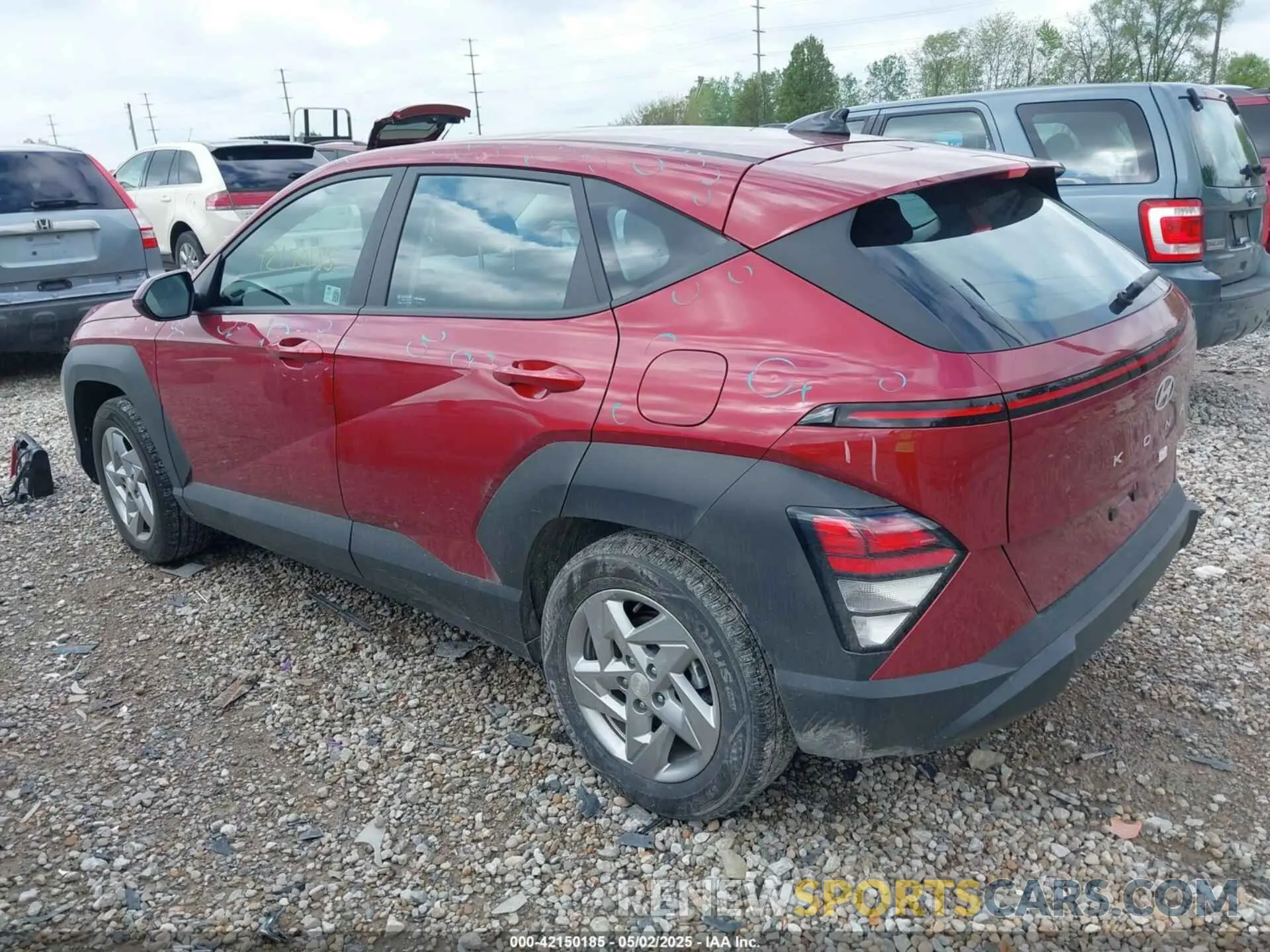 3 Photograph of a damaged car KM8HA3AB5SU186210 HYUNDAI KONA 2025