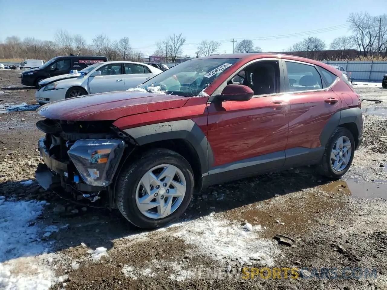 1 Photograph of a damaged car KM8HA3AB9SU212453 HYUNDAI KONA 2025