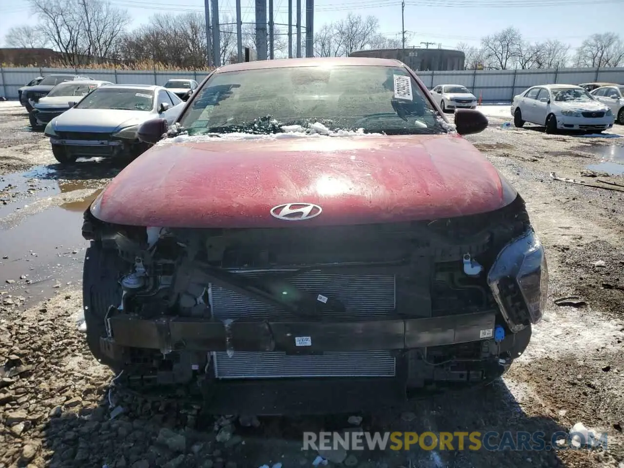 5 Photograph of a damaged car KM8HA3AB9SU212453 HYUNDAI KONA 2025