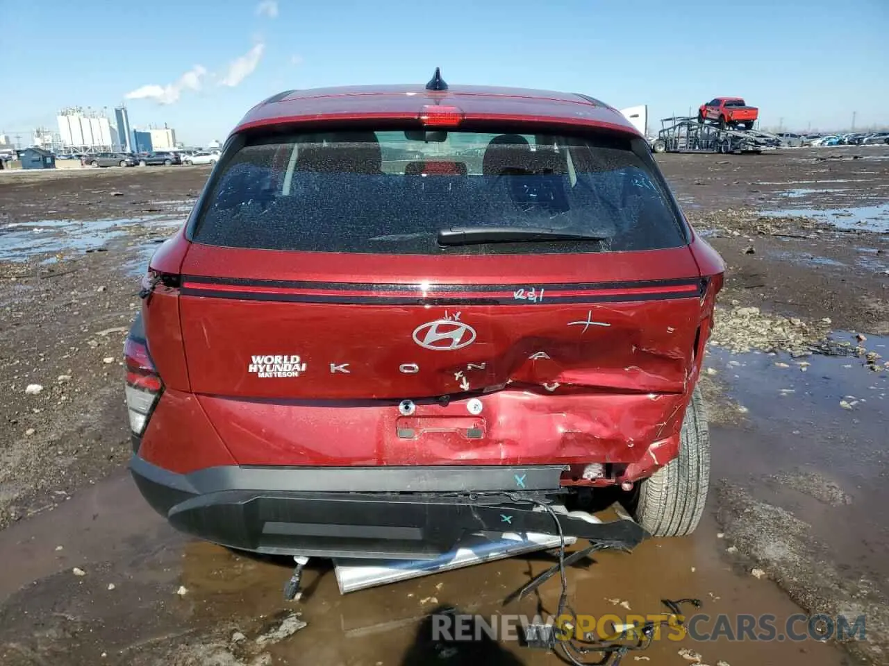 6 Photograph of a damaged car KM8HA3AB9SU212453 HYUNDAI KONA 2025