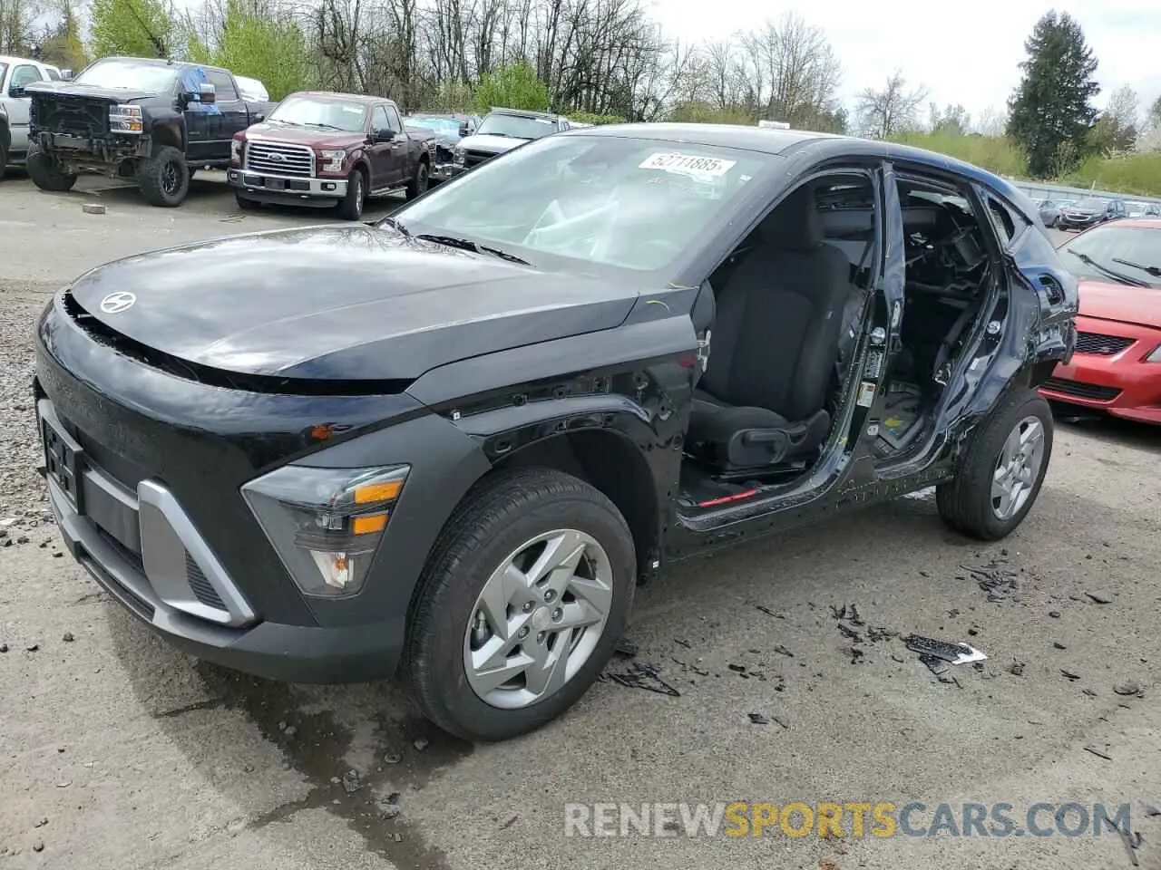 1 Photograph of a damaged car KM8HACAB0SU235460 HYUNDAI KONA 2025