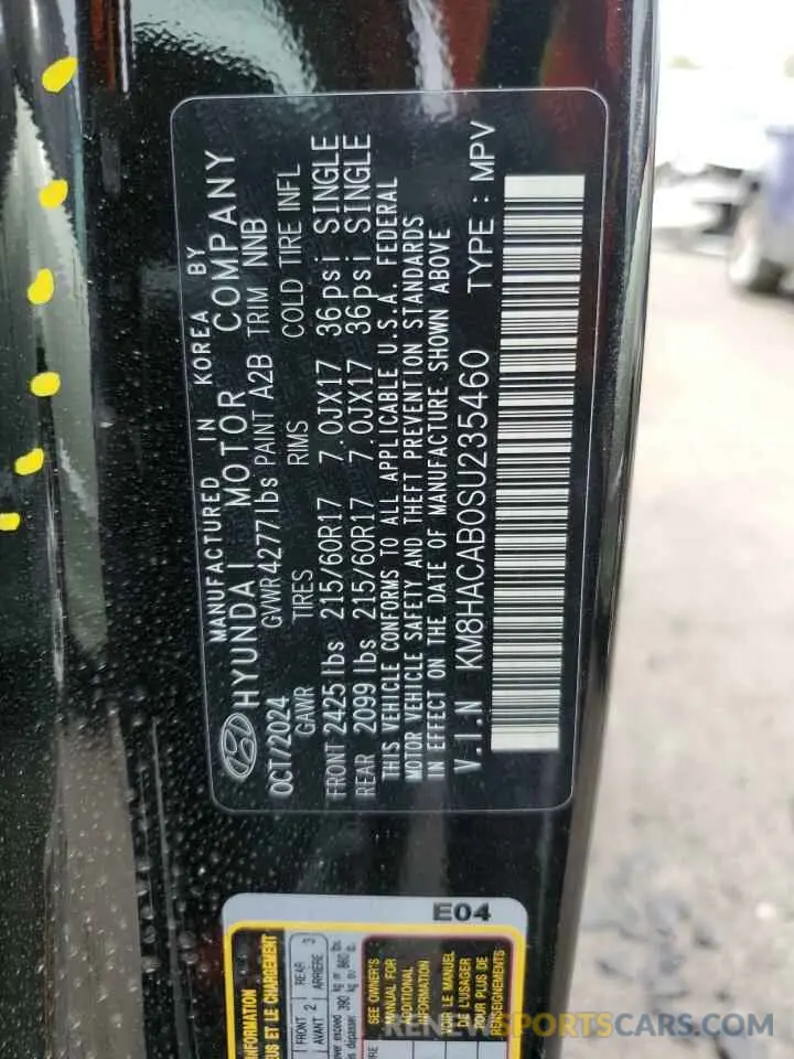 13 Photograph of a damaged car KM8HACAB0SU235460 HYUNDAI KONA 2025