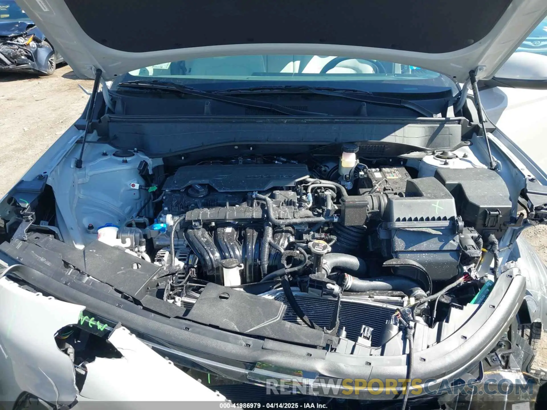 10 Photograph of a damaged car KM8HACAB4SU223537 HYUNDAI KONA 2025