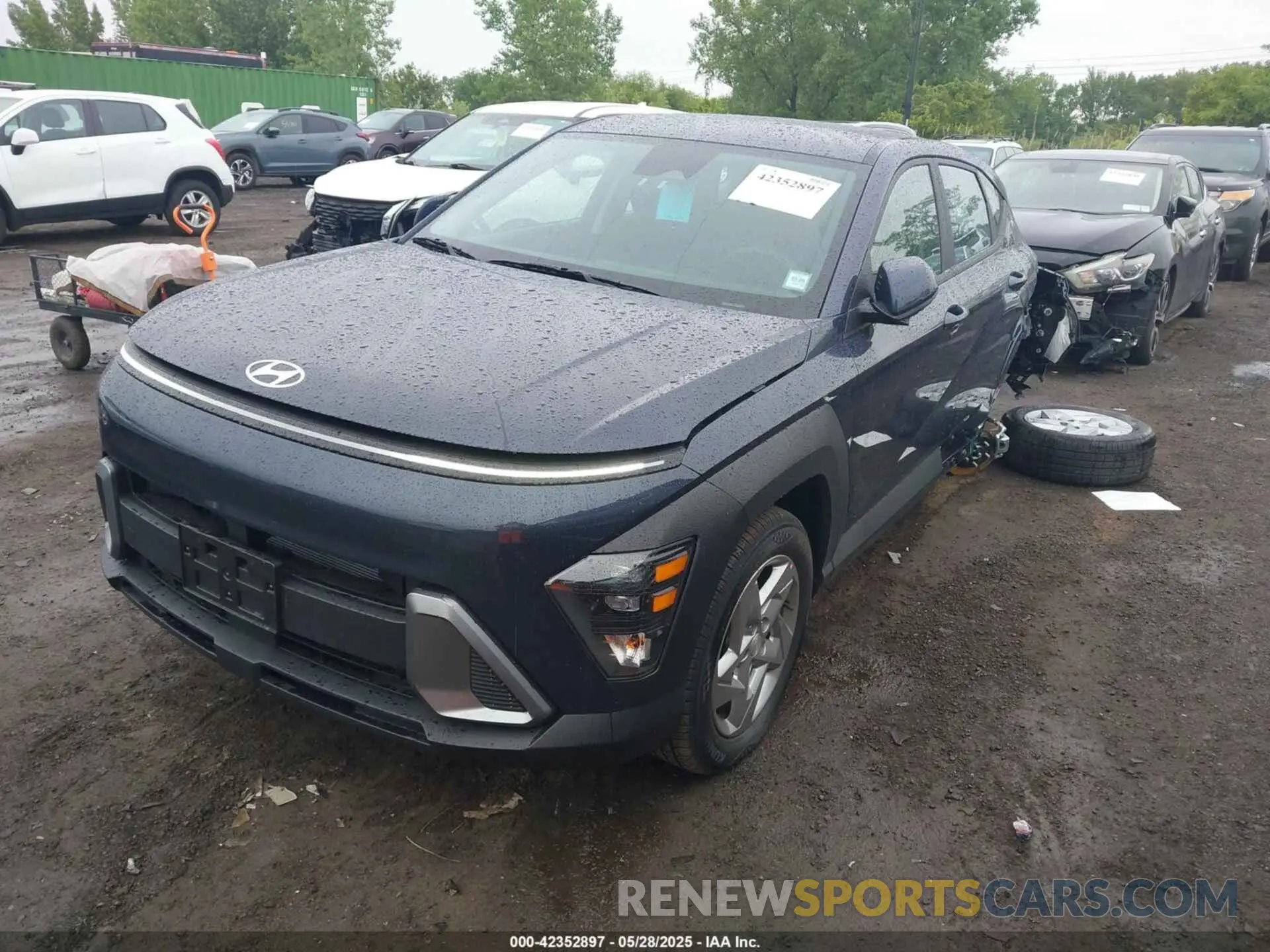 2 Photograph of a damaged car KM8HACAB5SU307334 HYUNDAI KONA 2025