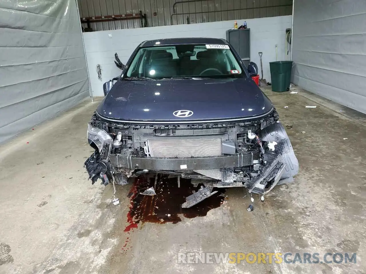 5 Photograph of a damaged car KM8HACAB7SU233477 HYUNDAI KONA 2025