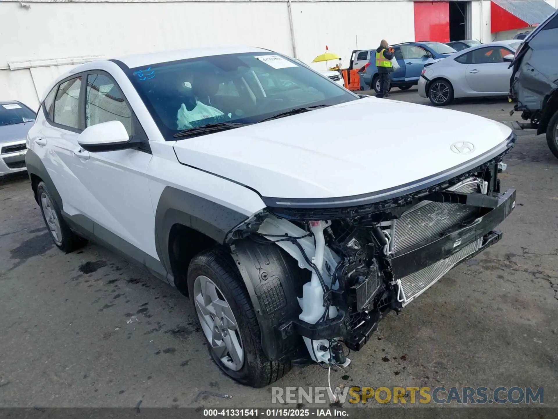 1 Photograph of a damaged car KM8HACAB8SU216185 HYUNDAI KONA 2025