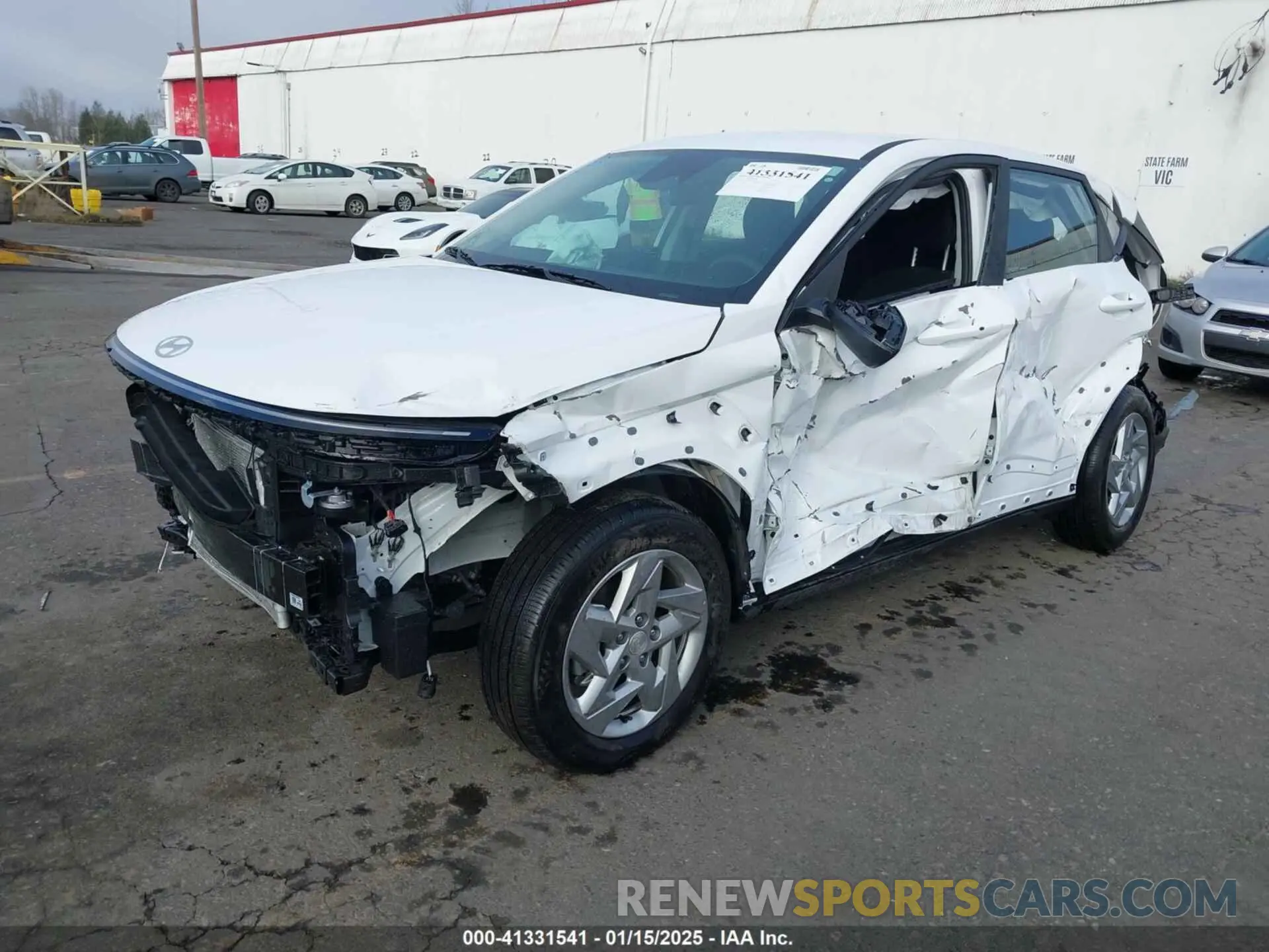 2 Photograph of a damaged car KM8HACAB8SU216185 HYUNDAI KONA 2025