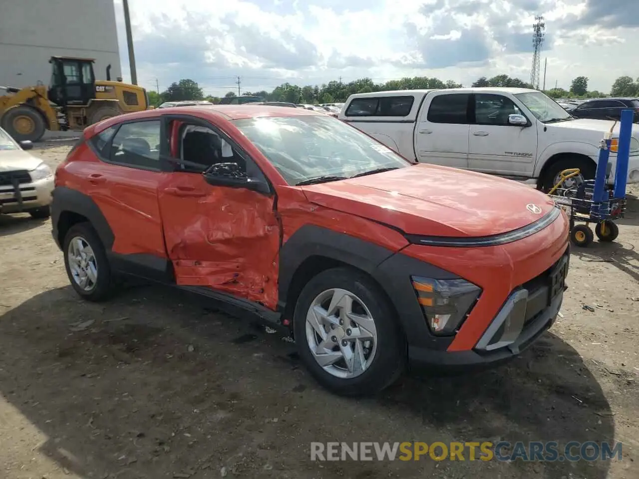 4 Photograph of a damaged car KM8HACAB9SU276556 HYUNDAI KONA 2025