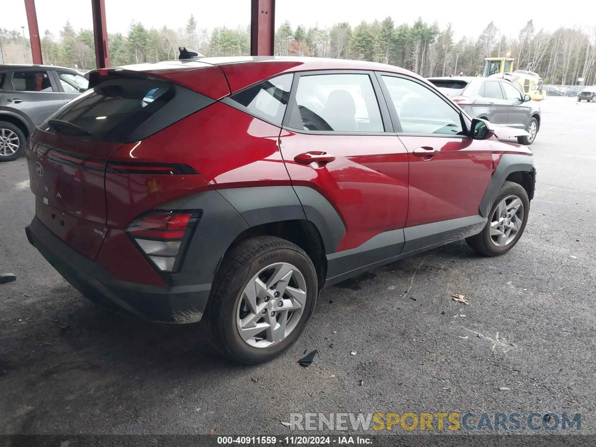 4 Photograph of a damaged car KM8HACABXSU194030 HYUNDAI KONA 2025