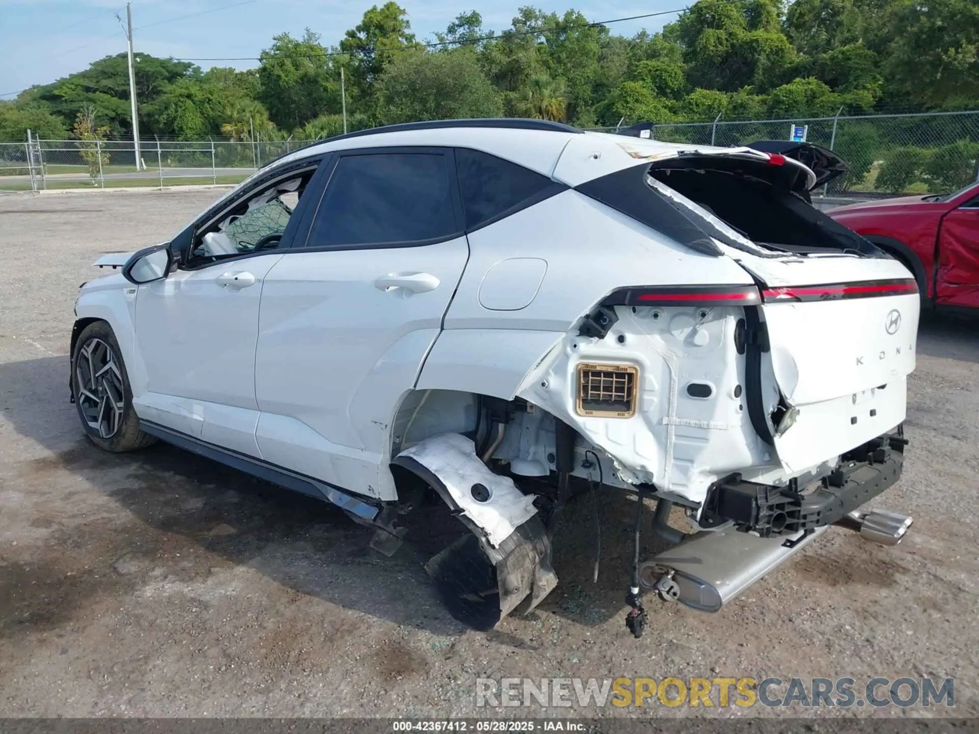 3 Photograph of a damaged car KM8HB3A34SU245771 HYUNDAI KONA 2025