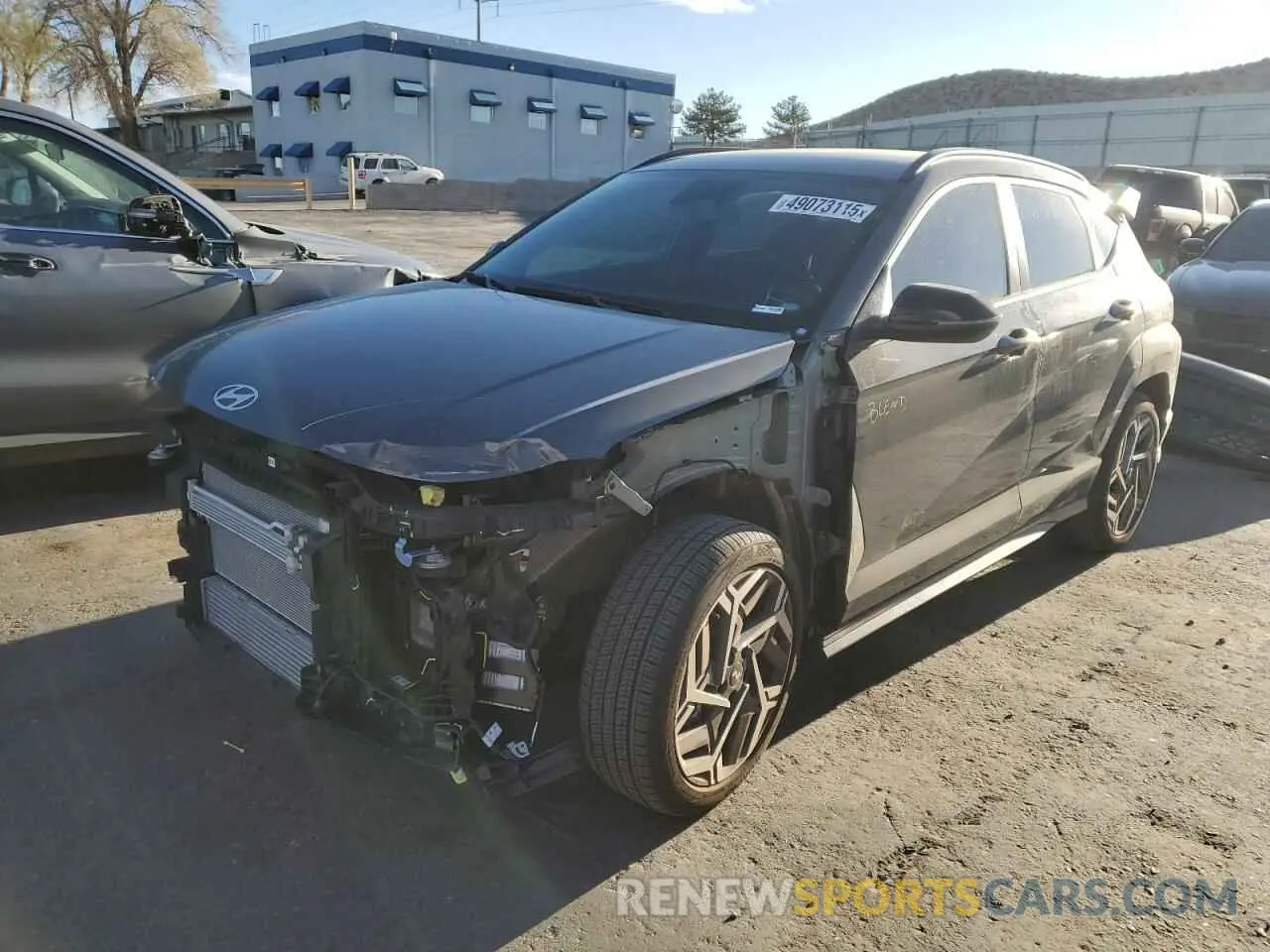 1 Photograph of a damaged car KM8HB3A39SU190895 HYUNDAI KONA 2025
