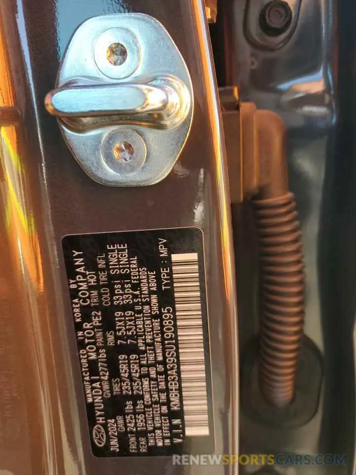 14 Photograph of a damaged car KM8HB3A39SU190895 HYUNDAI KONA 2025