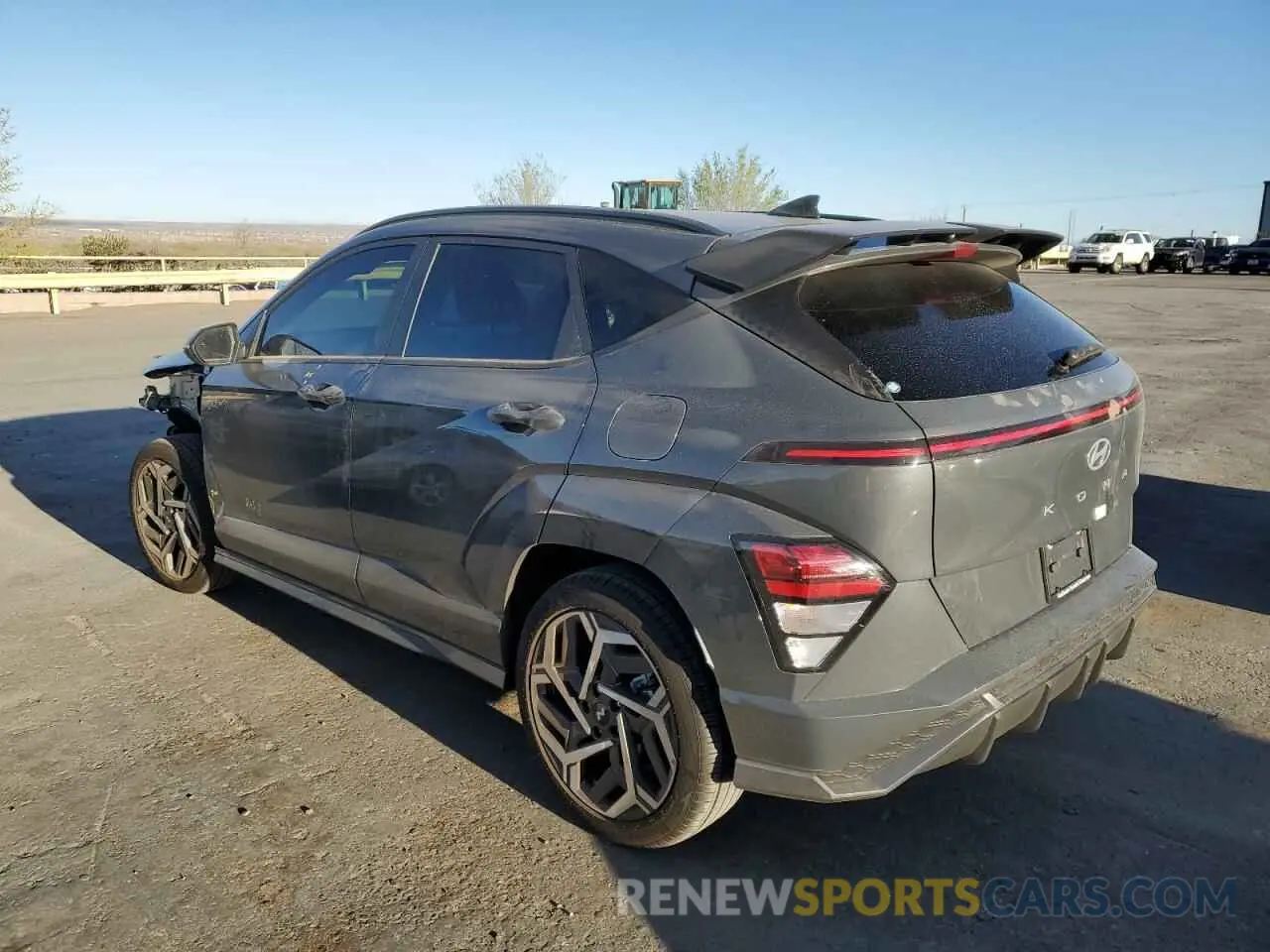 2 Photograph of a damaged car KM8HB3A39SU190895 HYUNDAI KONA 2025