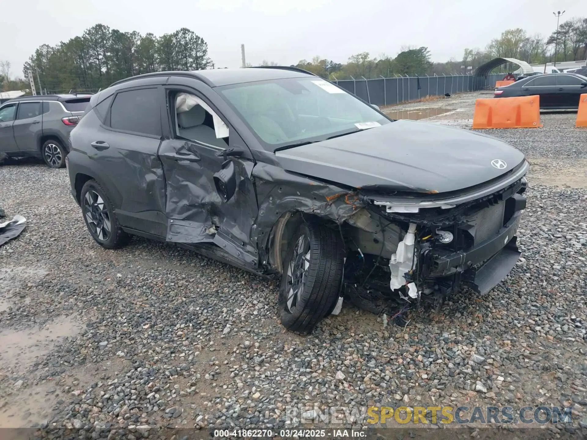1 Photograph of a damaged car KM8HB3AB1SU209284 HYUNDAI KONA 2025