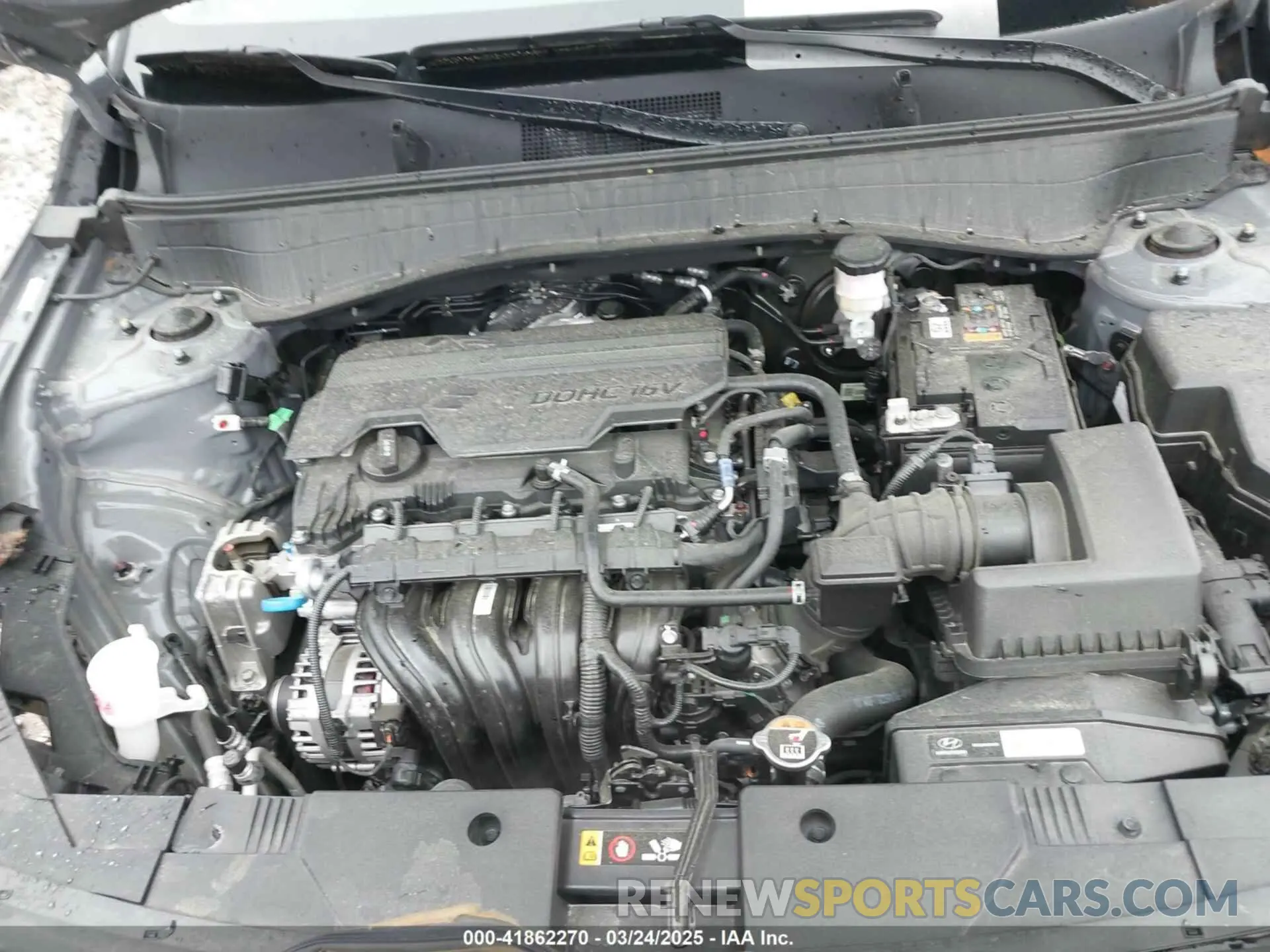 10 Photograph of a damaged car KM8HB3AB1SU209284 HYUNDAI KONA 2025