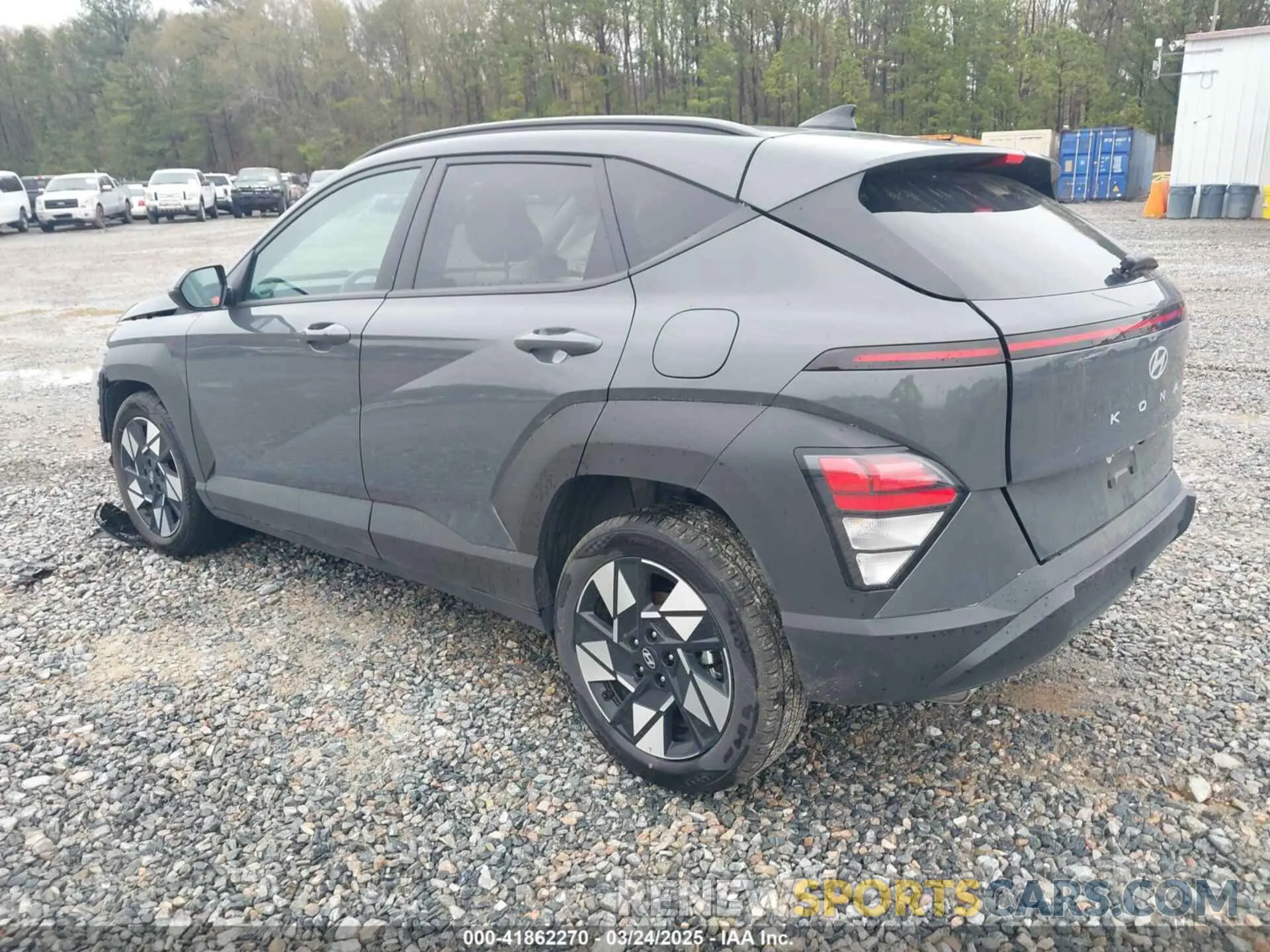 3 Photograph of a damaged car KM8HB3AB1SU209284 HYUNDAI KONA 2025