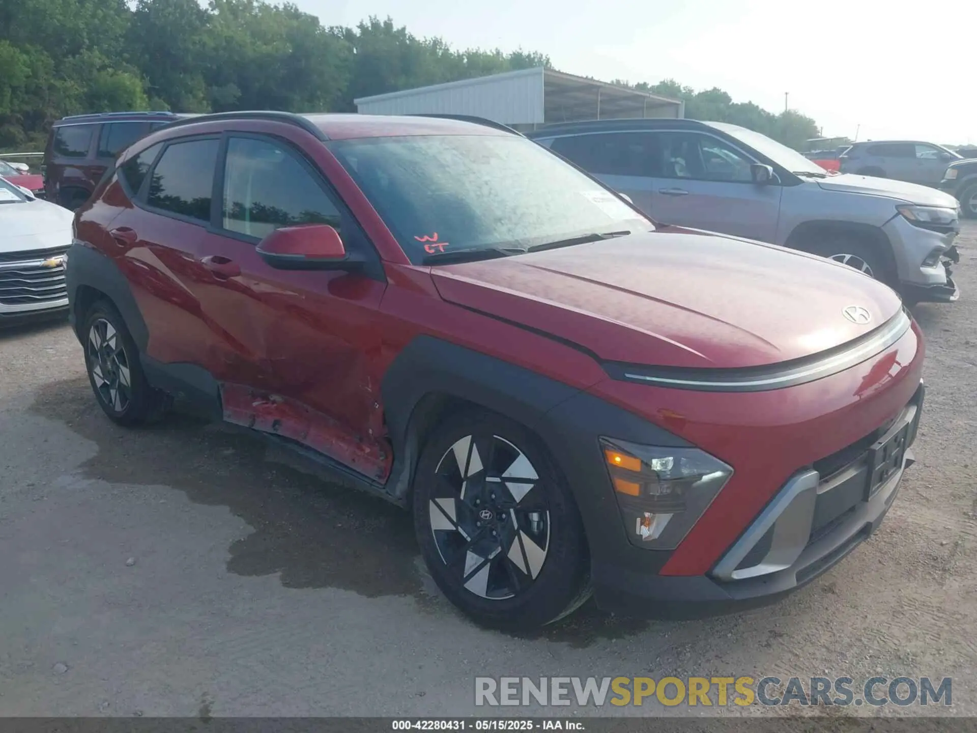 1 Photograph of a damaged car KM8HB3AB2SU206720 HYUNDAI KONA 2025