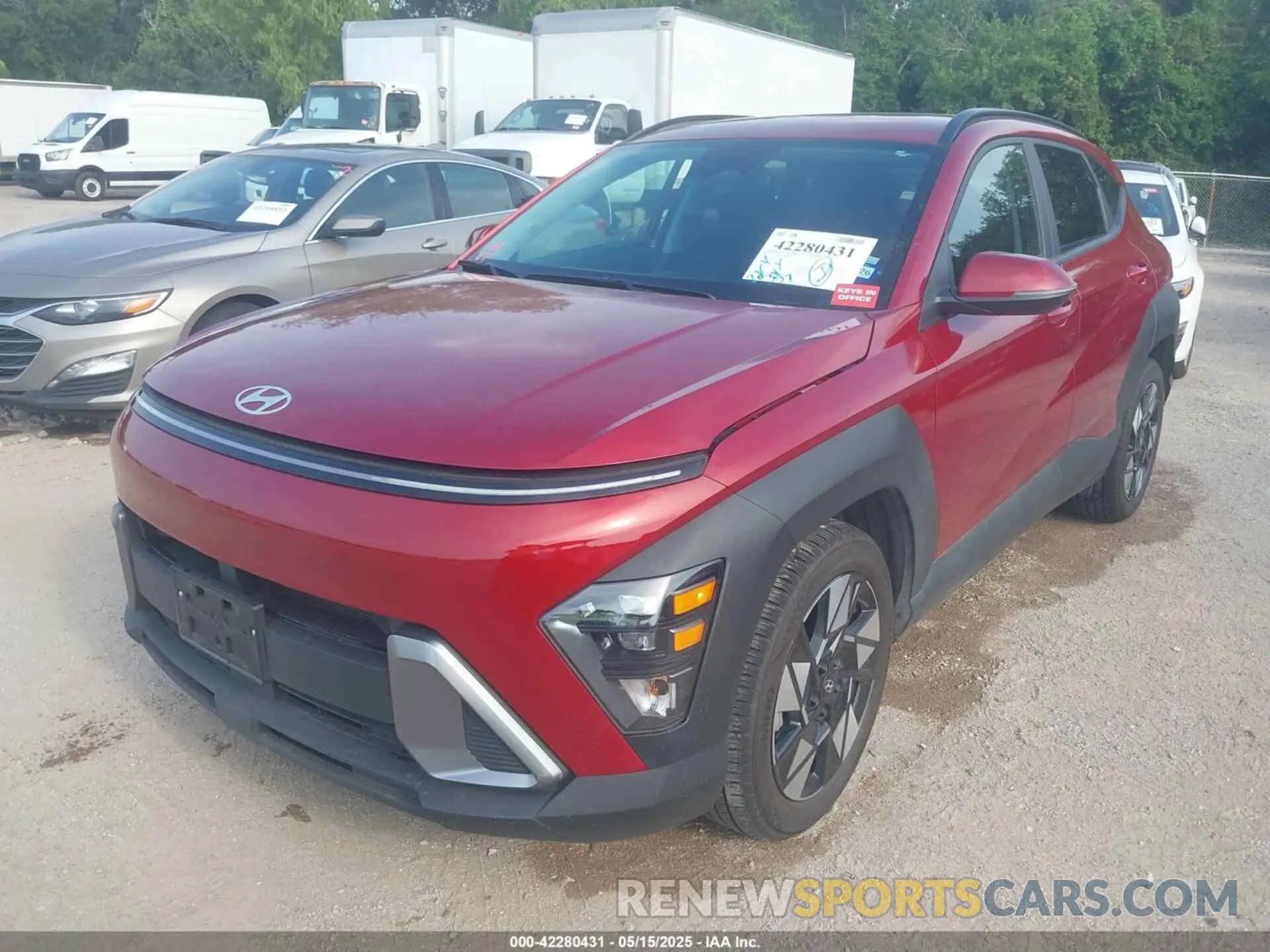 2 Photograph of a damaged car KM8HB3AB2SU206720 HYUNDAI KONA 2025