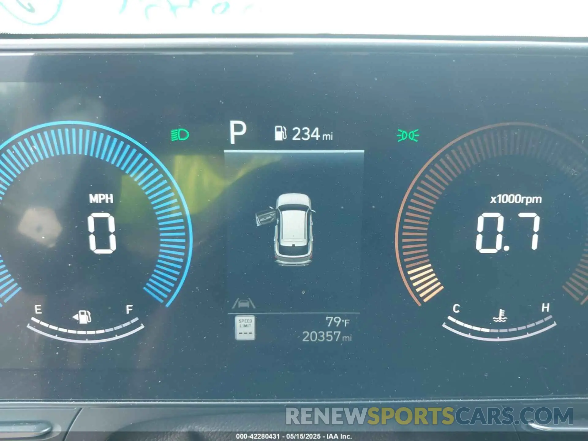 7 Photograph of a damaged car KM8HB3AB2SU206720 HYUNDAI KONA 2025