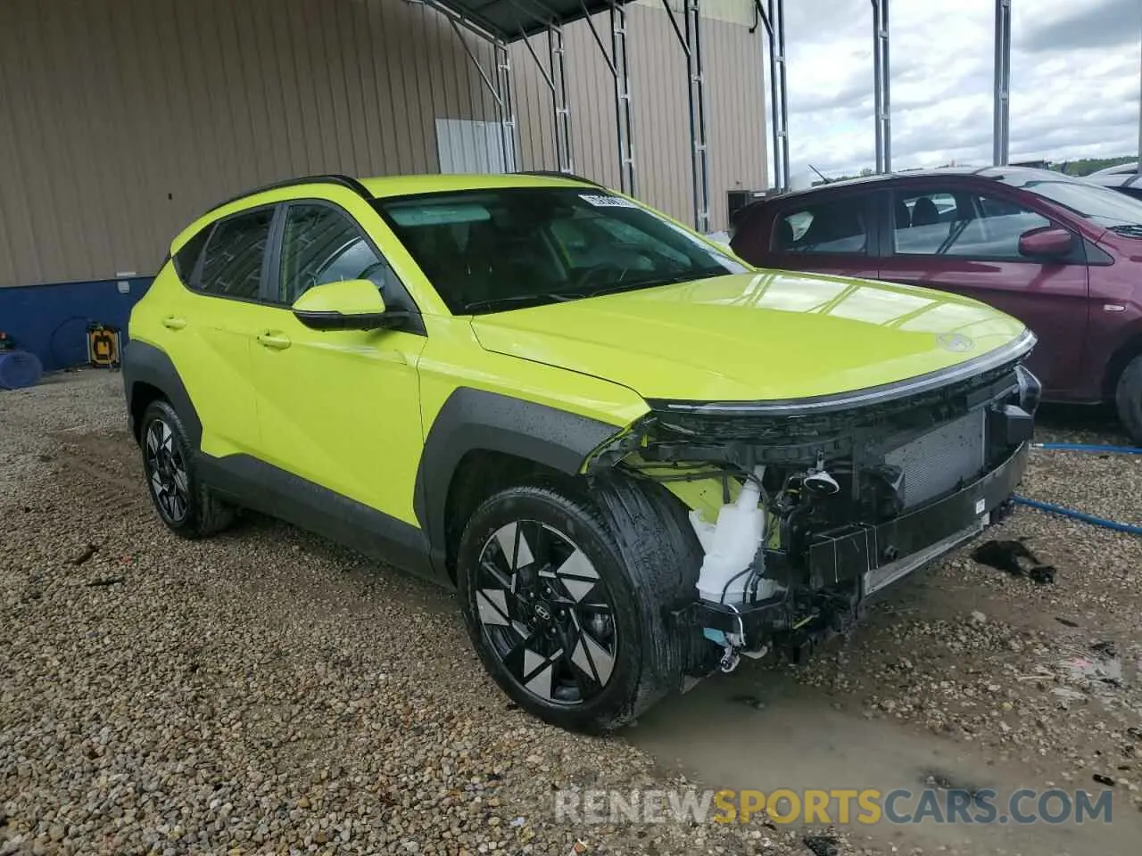 4 Photograph of a damaged car KM8HB3AB2SU237613 HYUNDAI KONA 2025