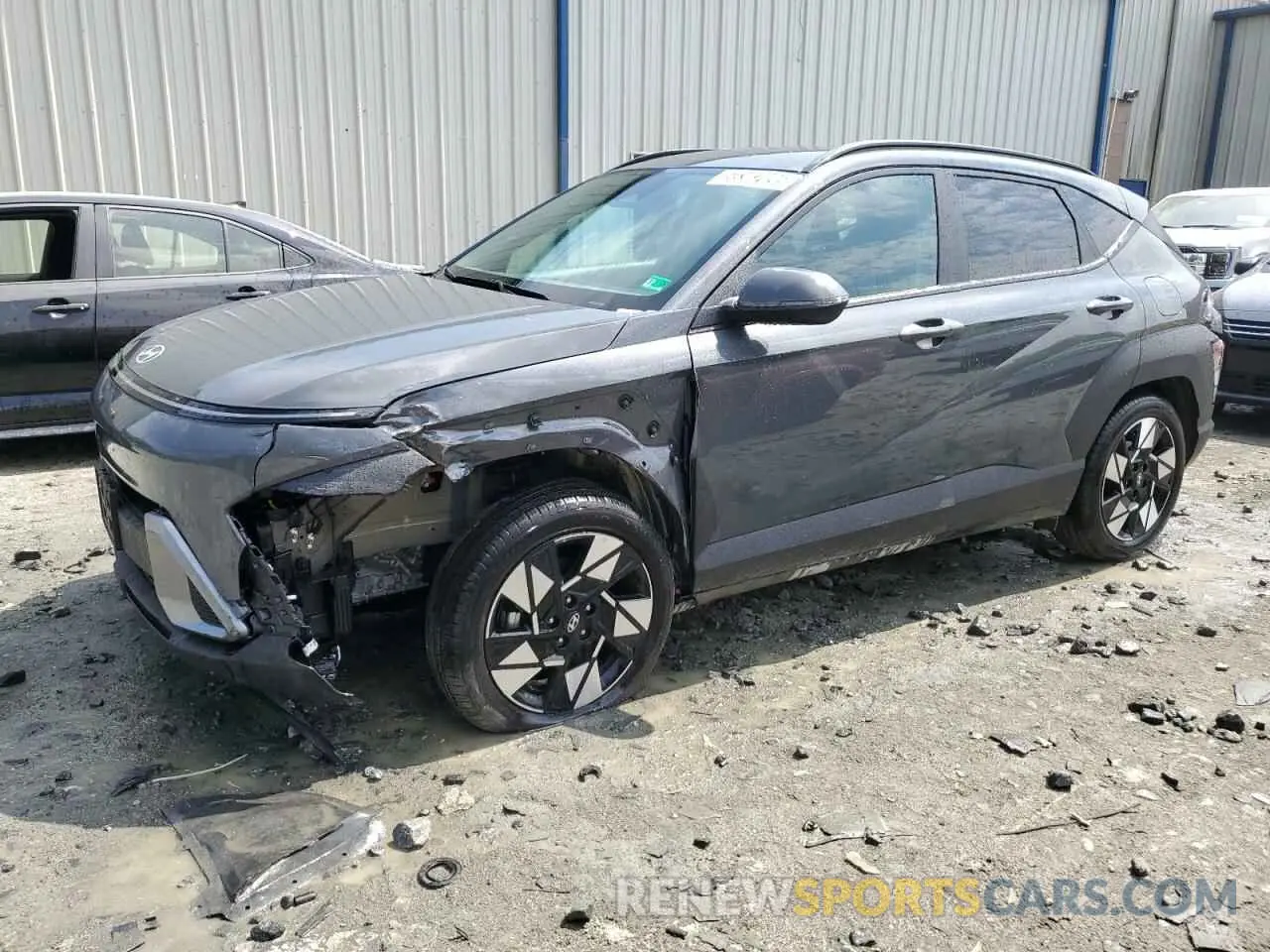 1 Photograph of a damaged car KM8HB3AB2SU270966 HYUNDAI KONA 2025
