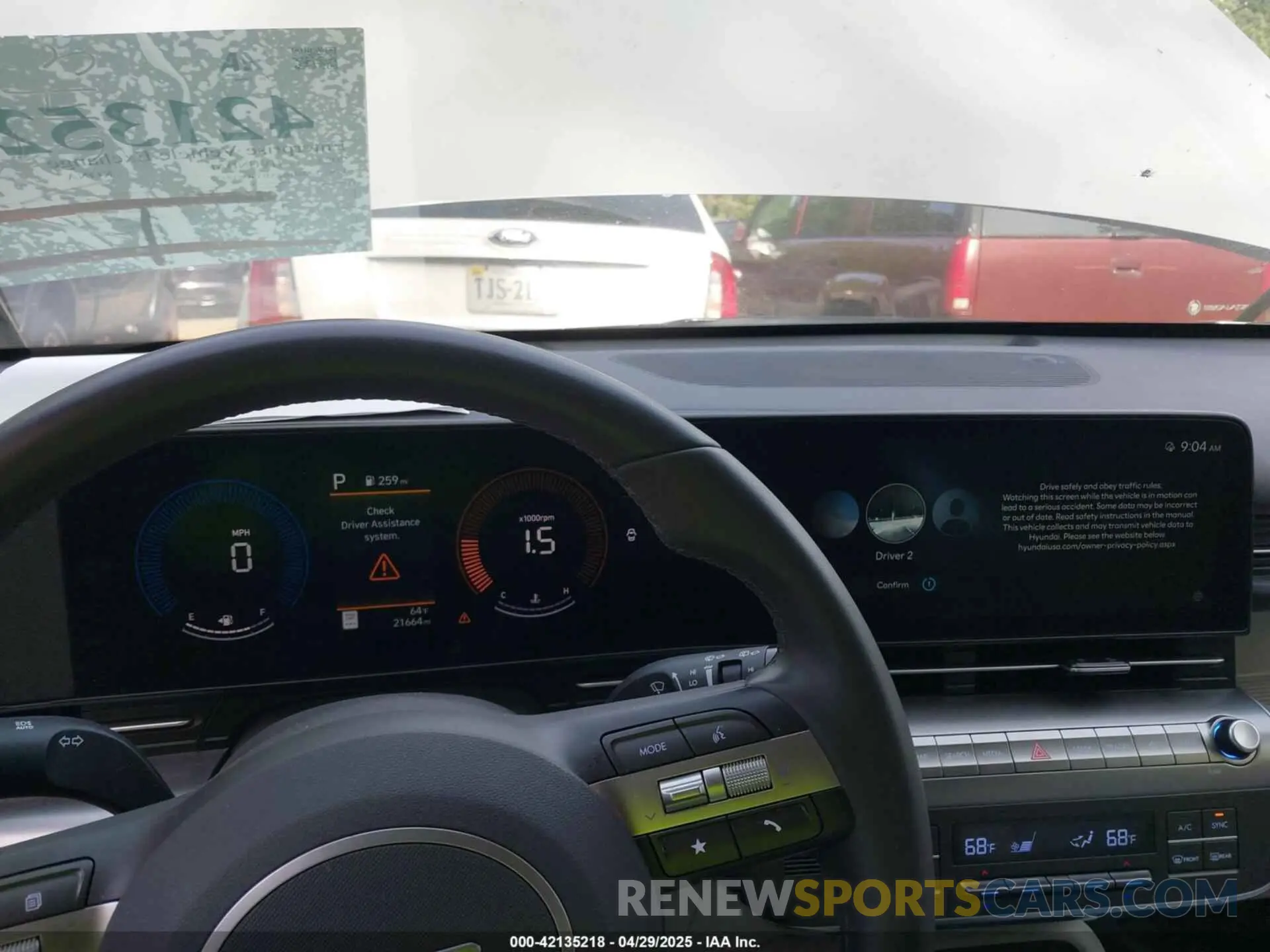 16 Photograph of a damaged car KM8HB3AB3SU215152 HYUNDAI KONA 2025