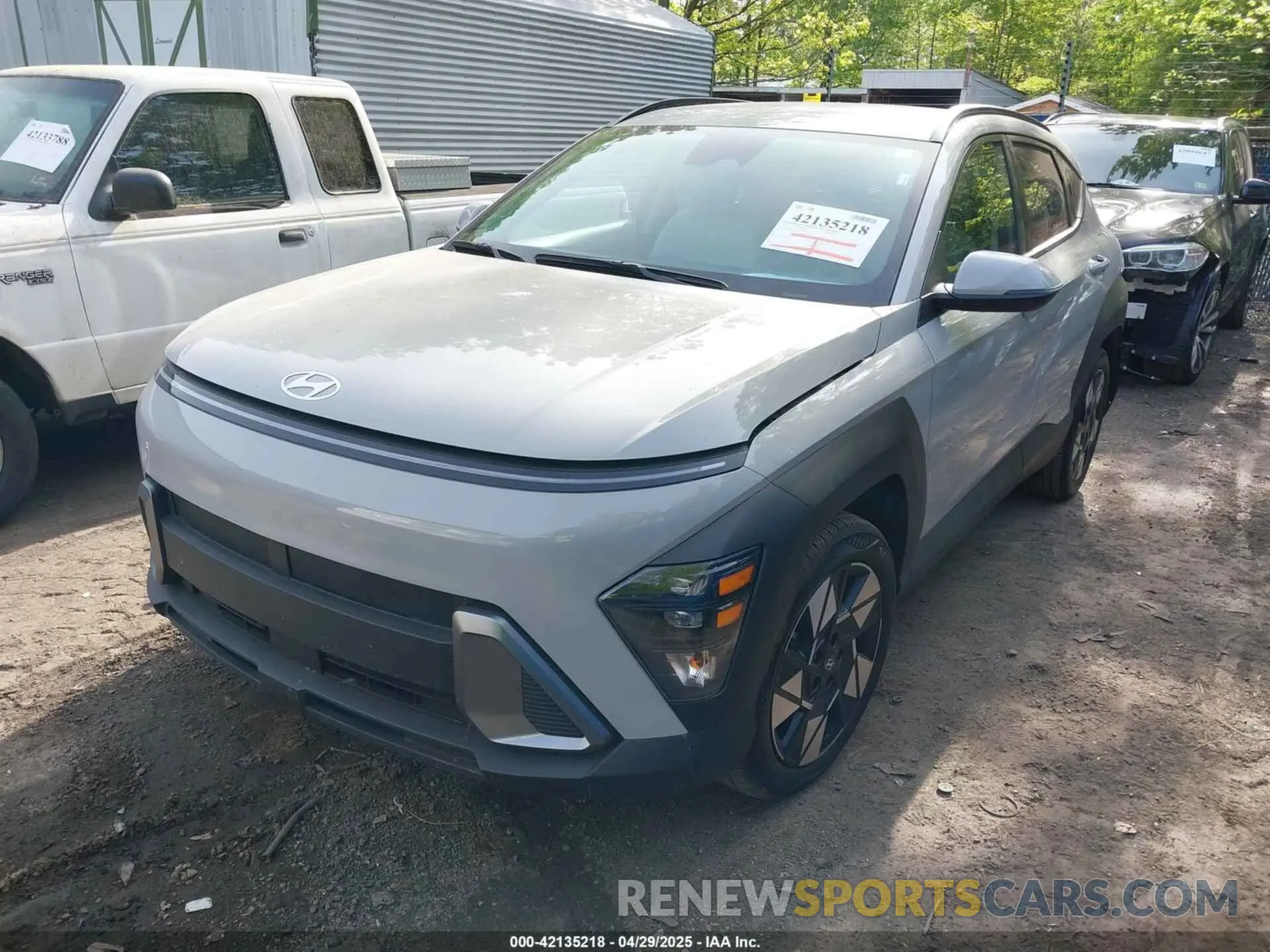 2 Photograph of a damaged car KM8HB3AB3SU215152 HYUNDAI KONA 2025