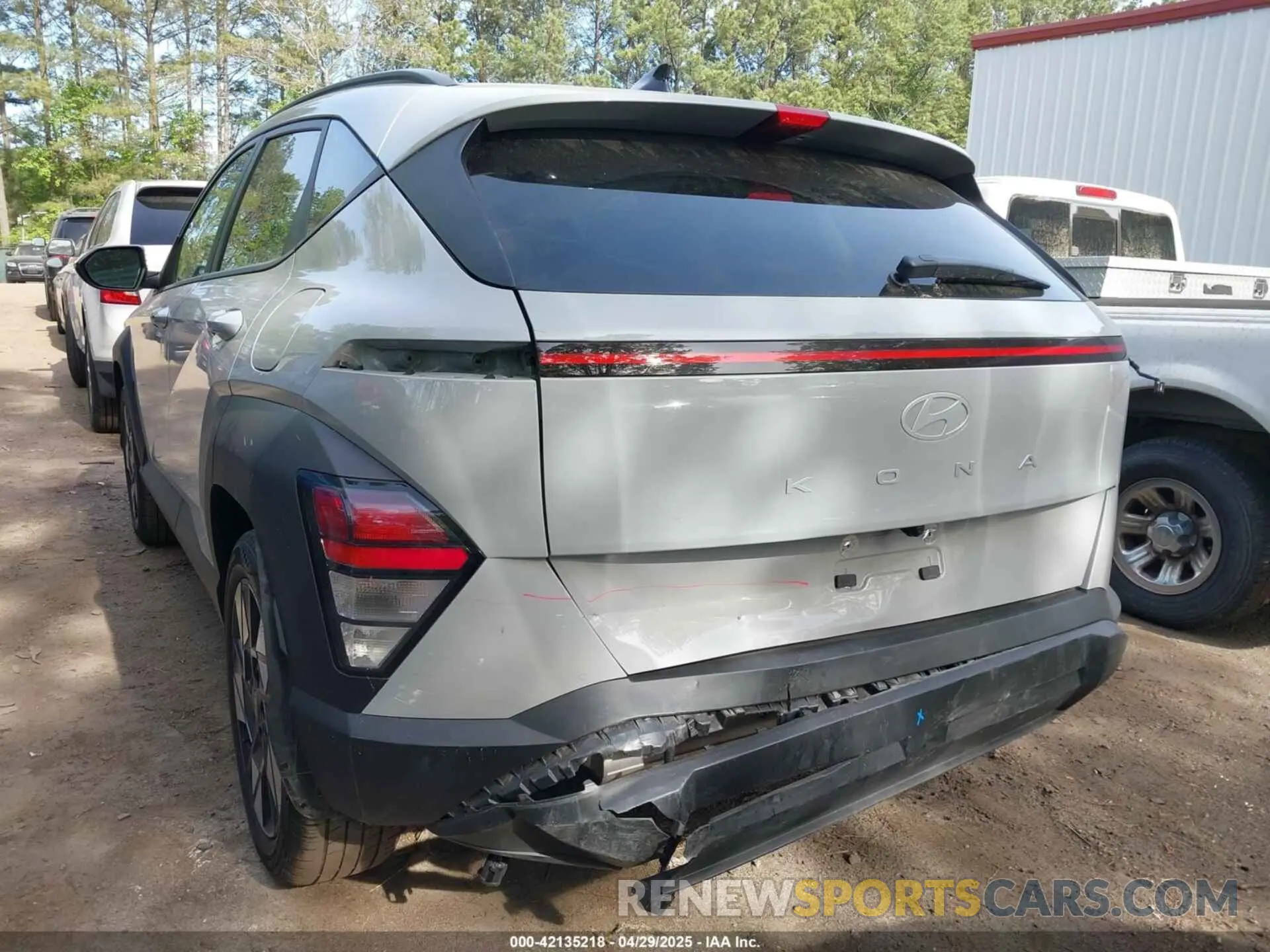 6 Photograph of a damaged car KM8HB3AB3SU215152 HYUNDAI KONA 2025