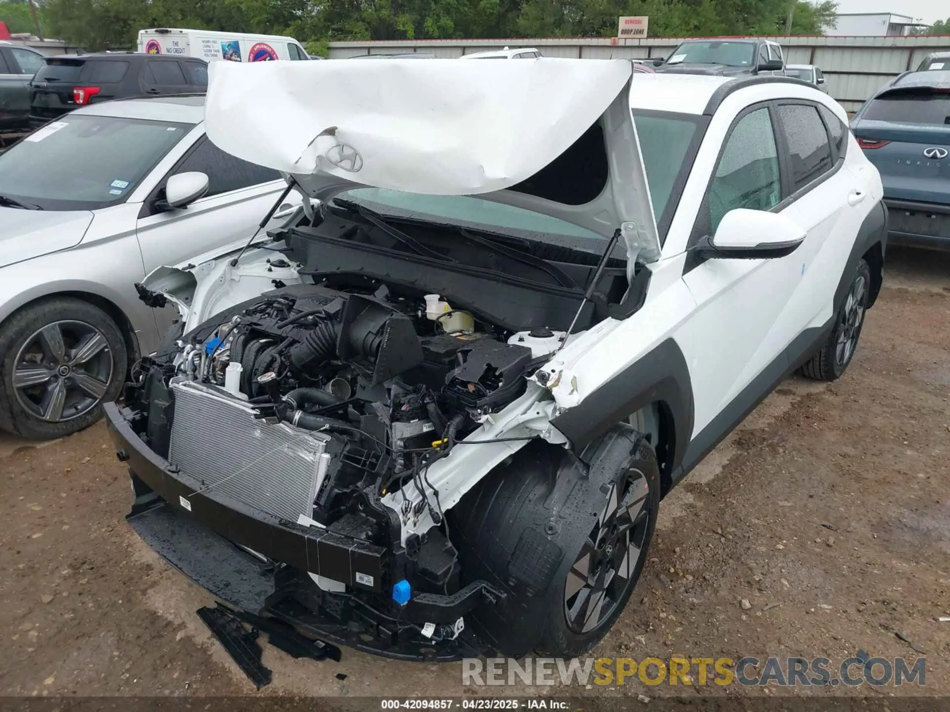 2 Photograph of a damaged car KM8HB3AB4SU273349 HYUNDAI KONA 2025