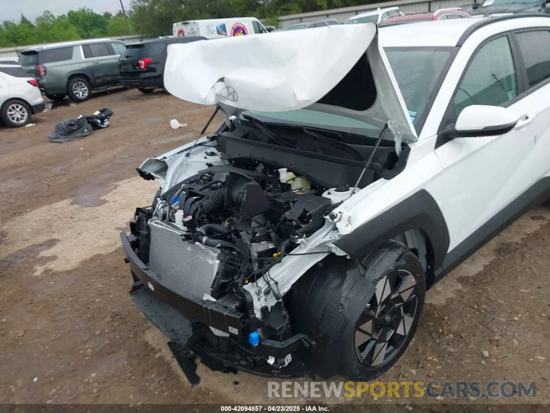 6 Photograph of a damaged car KM8HB3AB4SU273349 HYUNDAI KONA 2025